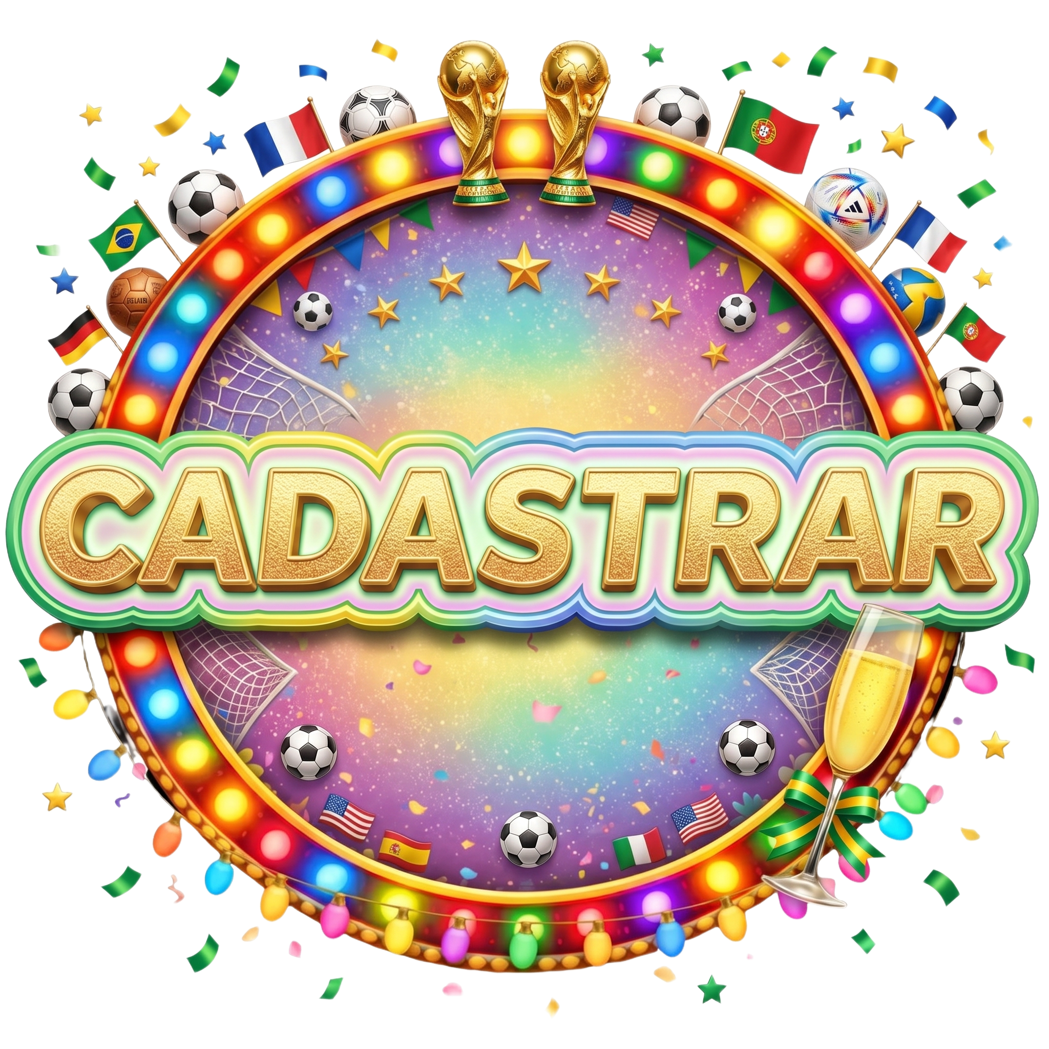 Botão de jogar/cadastrar